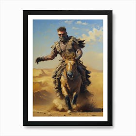 Desert Warrior Art Print