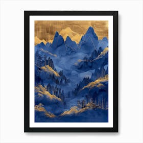 Chinese Mountains 78 Art Print