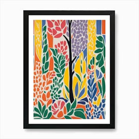 Trees Matisse Style Art Print