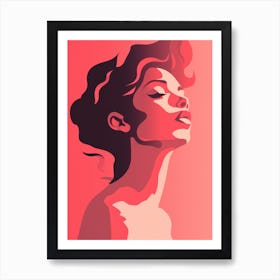 Woman'S Face 42 Art Print
