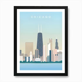 ChicagoTravel Poster 2 Art Print