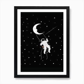 Astronaut Space   Art Print