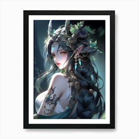 Elven Girl 1 Art Print