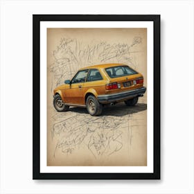 Bmw E30 1 Art Print