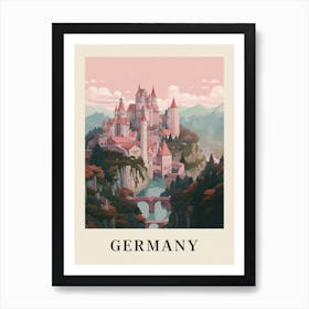 Vintage Travel Poster Germany 2 Art Print