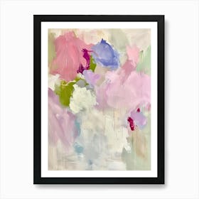 Abstract Flower Painting 21 Art Print