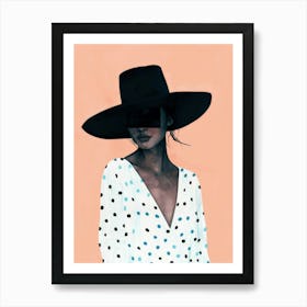 Polka Dot Print 5 Art Print