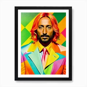 Bob Sinclar Colourful Pop Art Art Print