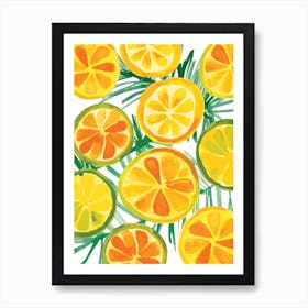 Oranges In The Summer Art Print