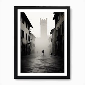 Arezzo, Italy,  Black And White Analogue Photography  4 Art Print