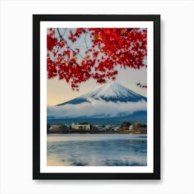Mt Fuji In Autumn Art Print