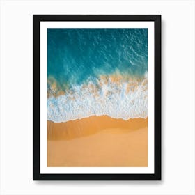 Aerial View Of A Beach 169 Art Print