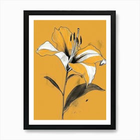 Yellow Lily 2 Art Print