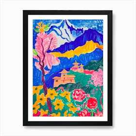 Bhutan Art Print