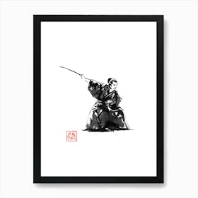Samurai position Art Print