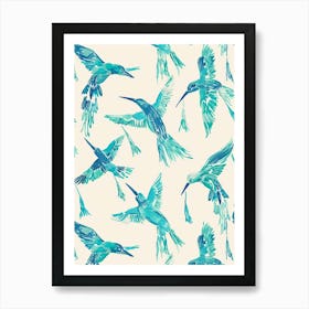 Hummingbirds 4 Art Print