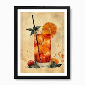 Aperol Spritz Art Print 96 Art Print