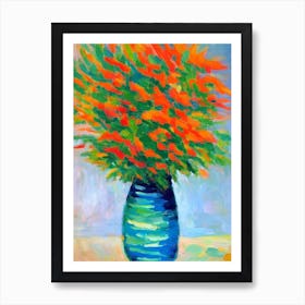 Flower Focus Matisse Inspired Flower Art Print