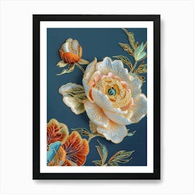 Chinese Peony 1 Art Print