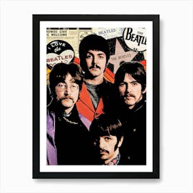 Beatles 3 Art Print