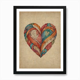 Heart Of Music 23 Art Print