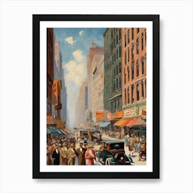 New York City Street Scene 12 Art Print