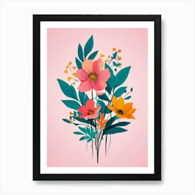 Flowers In A Vase 73 Art Print