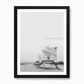 Eat Well Travel Often Art Print