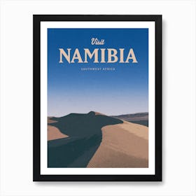 Visit Namibia Art Print