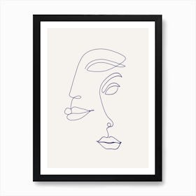 Two Faced Art Print