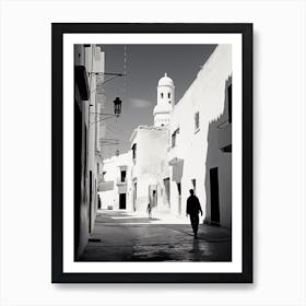 Sousse, Tunisia,, Mediterranean Black And White Photography Analogue 1 Art Print