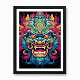 Chinese Demon 1 Art Print