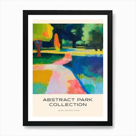 Abstract Park Collection Poster Buen Retiro Park Buenos Aires 4 Art Print