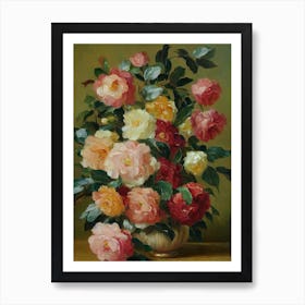 Camellia Painting 1 Flower Art Print