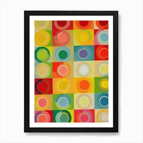 Abstract Pop Art Art Print