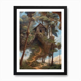 House In The Forest Art Print