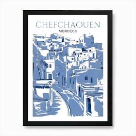 Chefchaouen Morocco 5 Art Print
