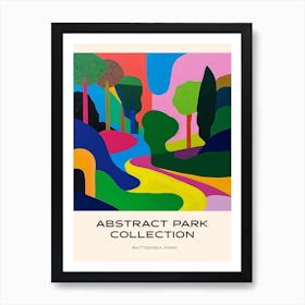 Abstract Park Collection Poster Battersea Park London 6 Poster