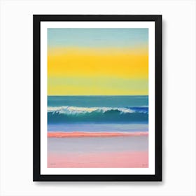 Cable Beach, Australia Bright Abstract Art Print