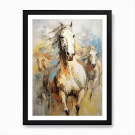 Horse Abstract Expressionism 3 Art Print