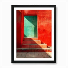 Red Door 1 Art Print