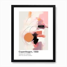 World Tour Exhibition, Abstract Art, Copenhagen, 1960 12 Art Print