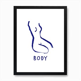 Greek Body Art Print