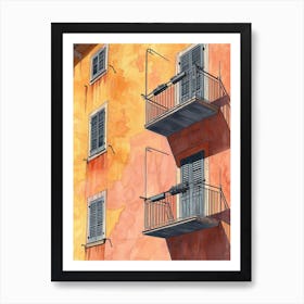 Bologna Europe Travel Architecture 1 Art Print