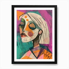 Portrait Of A Woman 514 Art Print