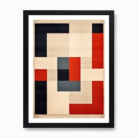 Mid Century Modularity; Geometric Abstracts Art Print