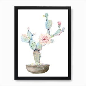 Cactus Flower Art Print