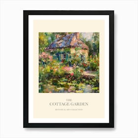 Cottage Garden Poster Fairy Pond 7 Art Print