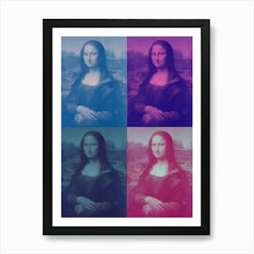 Mona Lisa 4 Art Print