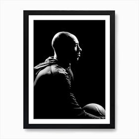 Kobe Bryant Legend Basketball in my Line Illustration v5 Art Print